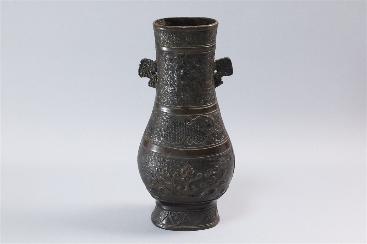 29 古銅 花瓶 中国 唐物(花器)｜売買されたオークション情報、yahooの商品