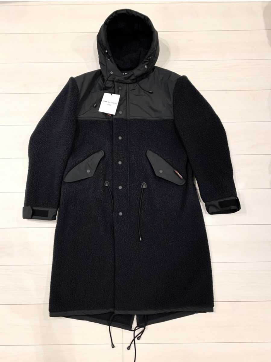 COMME des GARCONS HOMME 2021AW ポーラテック ボアモッズコート 