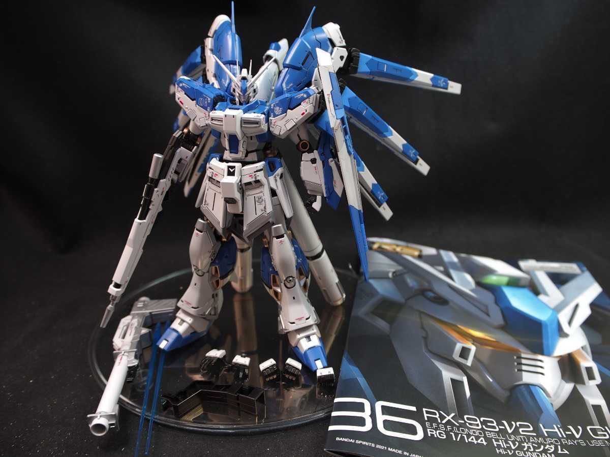 ガンプラ RG ハイニューガンダム 全塗装 改修 完成品 塗装済 ガンダム 