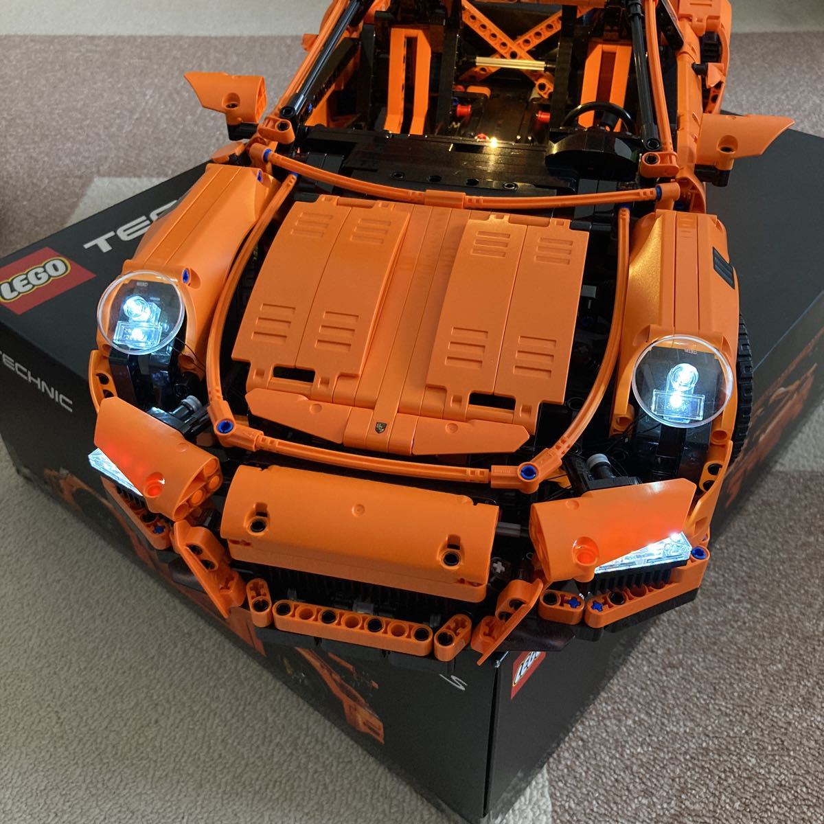 中古品】1円〜 LEGO レゴ テクニック ポルシェ 911GT3 RS 42056 組立 
