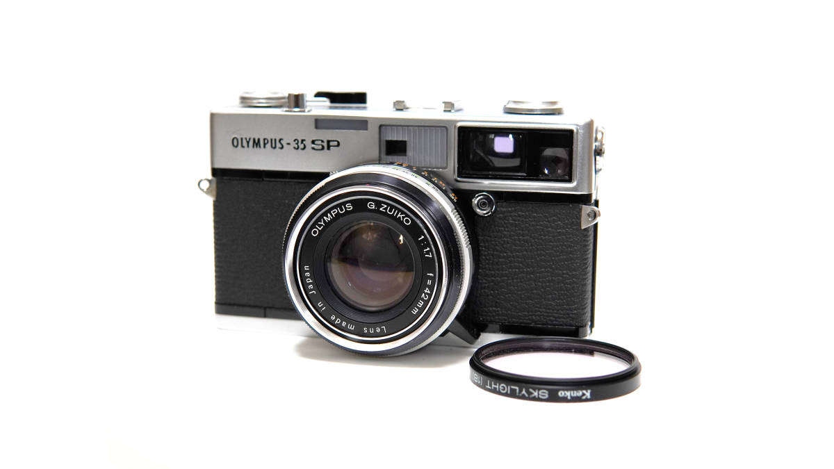 良品☆オリンパス OLYMPUS-35 SP G.ZUIKO 42mm F1.7☆シャッター全速