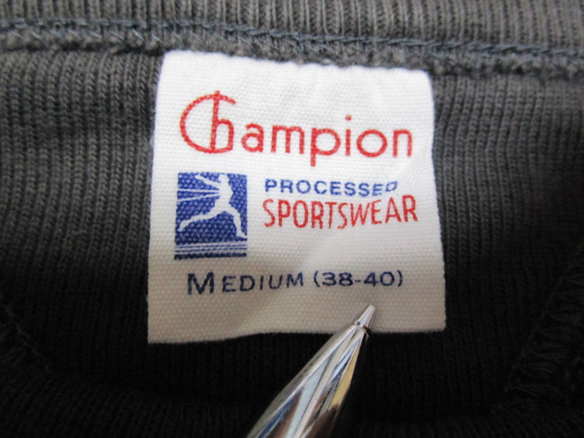 ランタグ チャンピオン Champion 復刻 スウェット 半袖 レア!両袖に 