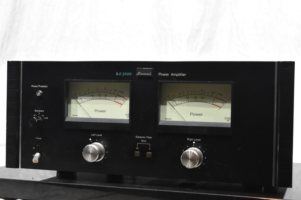 SANSUI サンスイ BA-3000 パワーアンプ【ジャンク品】 【公式通販】