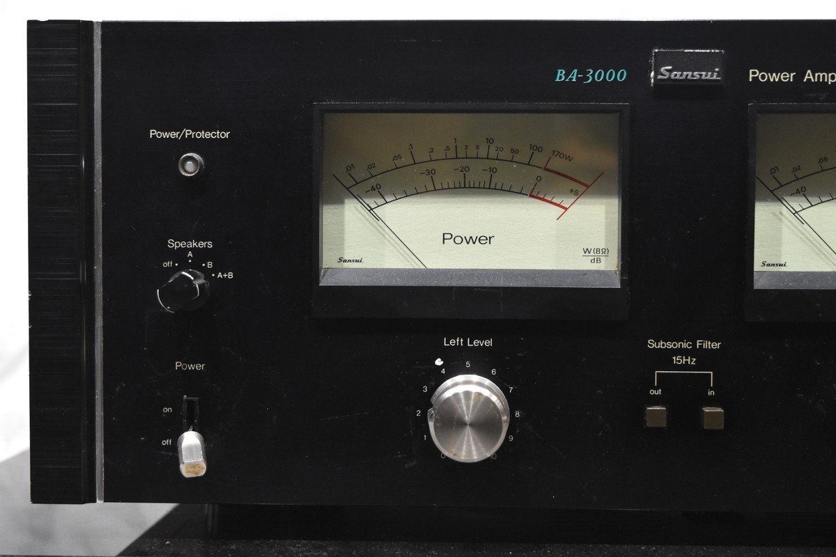 SANSUI サンスイ BA-3000 パワーアンプ【ジャンク品】 【公式通販】