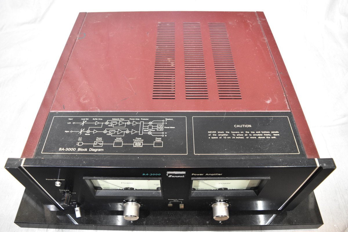 SANSUI サンスイ BA-3000 パワーアンプ【ジャンク品】 【公式通販】