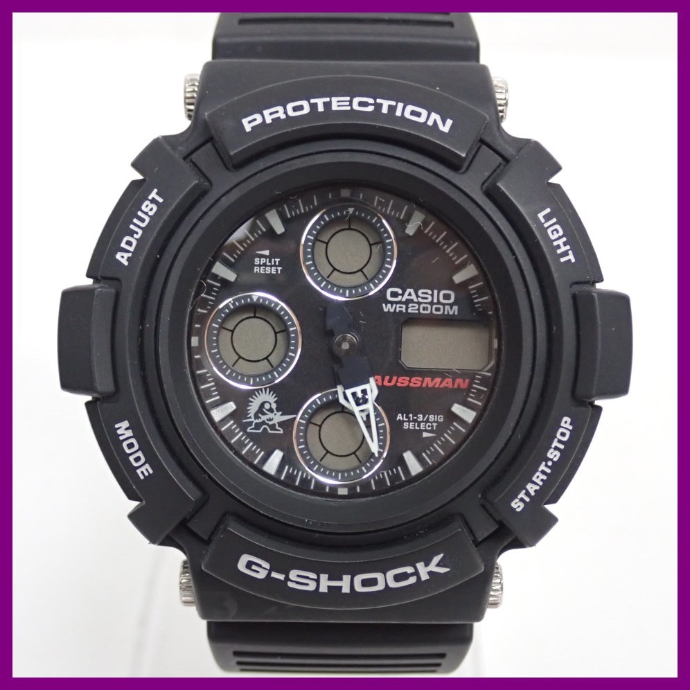 □美品 CASIO/カシオ G-SHOCK GAUSSMAN/ガウスマン AW-570MB-1VT/メン