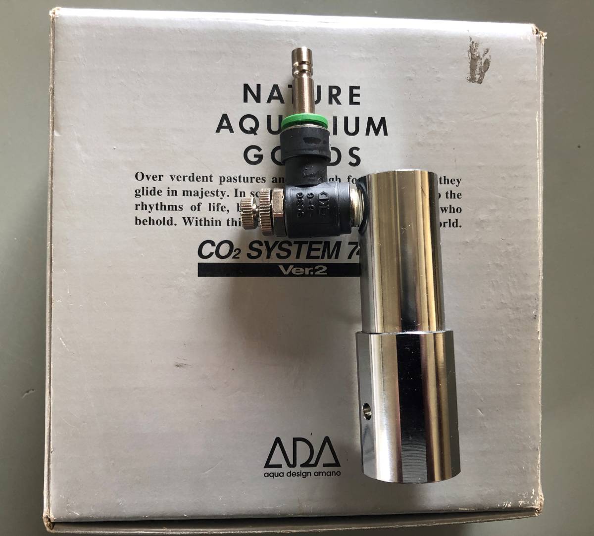 未使用？美品ADA CO2 SYSTEM 74-YA Ver.2 CO2レギュレーターのみボンベ