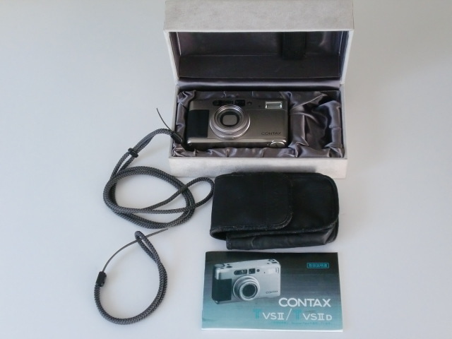 CONTAX コンタックス TVSⅡ 箱 取説 ケース付き コンパクトフィルム