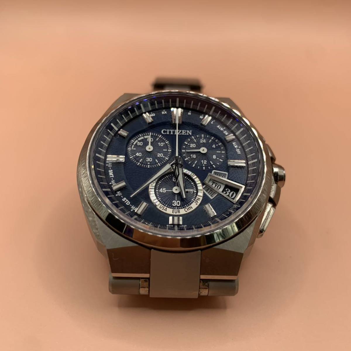 美品 売切】CITIZEN シチズン H610-T018050 エコドライブ アテッサ 