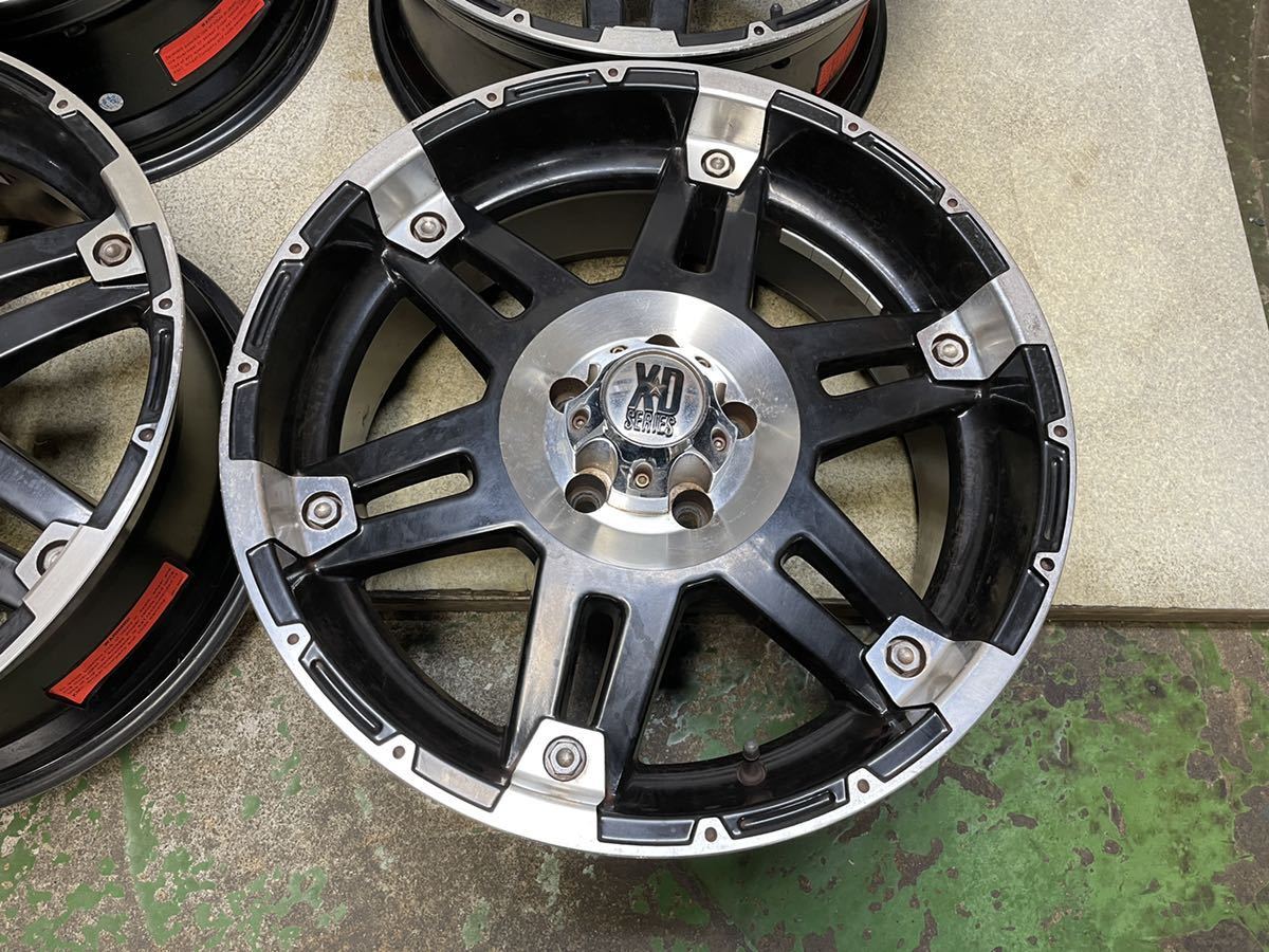 KMC XD SERIES シリーズ XD797 20インチ 20x8.5J +18 127/5H 中古4本 