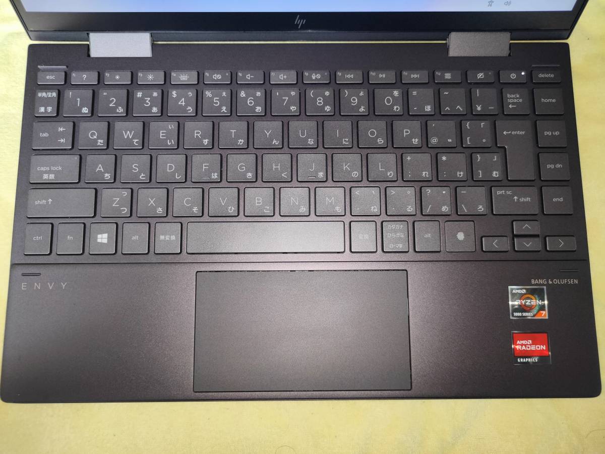 HP ENVY x360 13-ay1000シリーズ パフォーマンスモデル 13-ay1052AU 