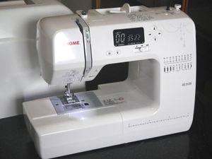 使用わずか超美品 ジャノメ LC7500ホワイト レザークラフト 