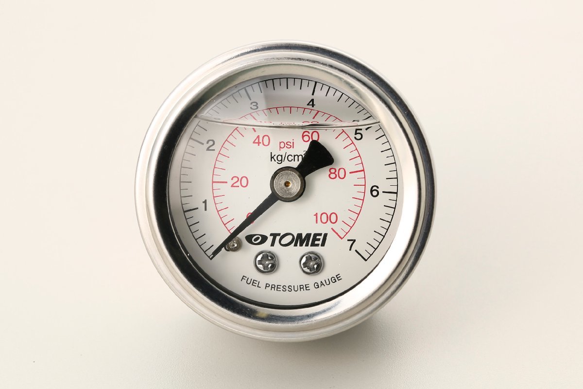 個人宅発送可能 TOMEI 東名パワード FUEL PRESSURE GAUGE 燃圧計 汎用 