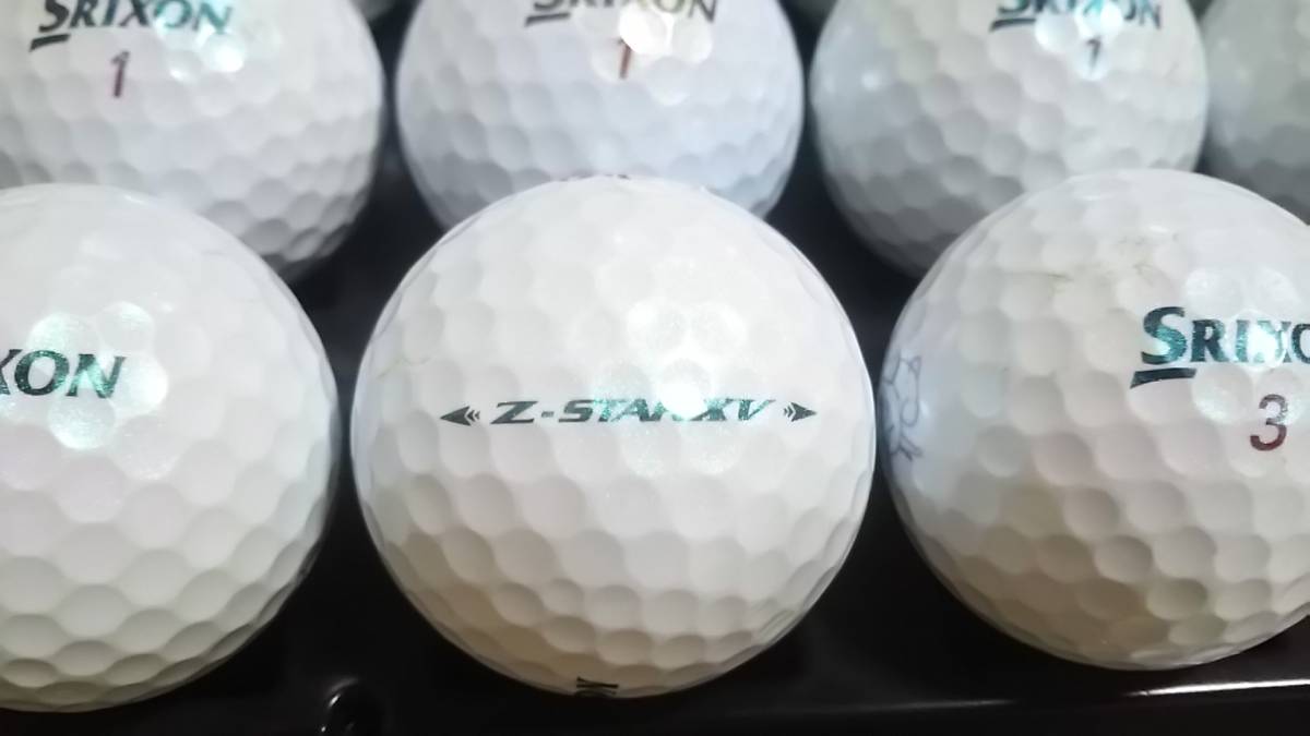 5455 A スリクソン（Z-STAR・XV） ホワイト（パール系） 35球 ゴルフ