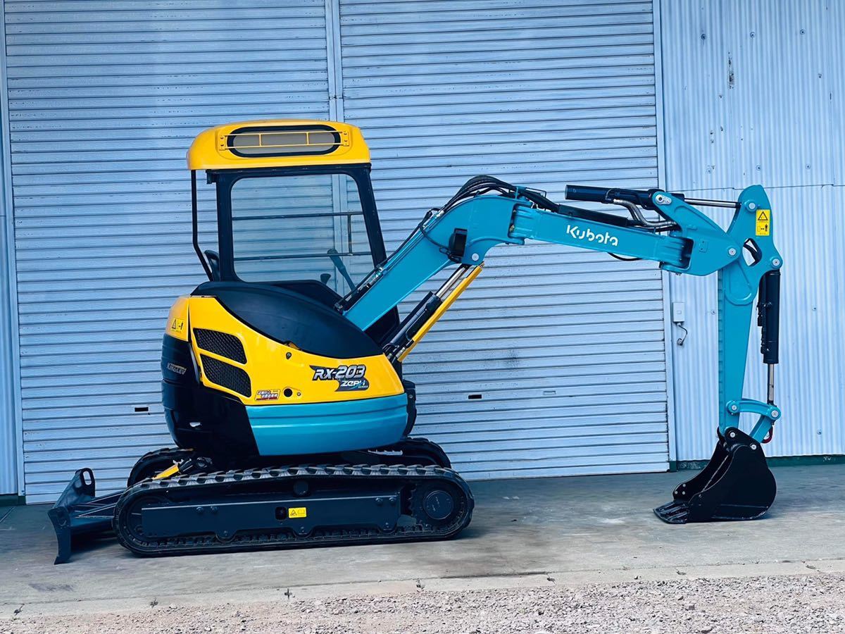 【最安値，人気】 KUBOTA RX203Sクボタ 油圧ショベル ミニユンボ Hi-Speed 保管場所 - 埼玉県(建設機械、重機)｜売買されたオークション情報、yahooの商品情報をアーカイブ公開 - オークファン 建設機械、重機