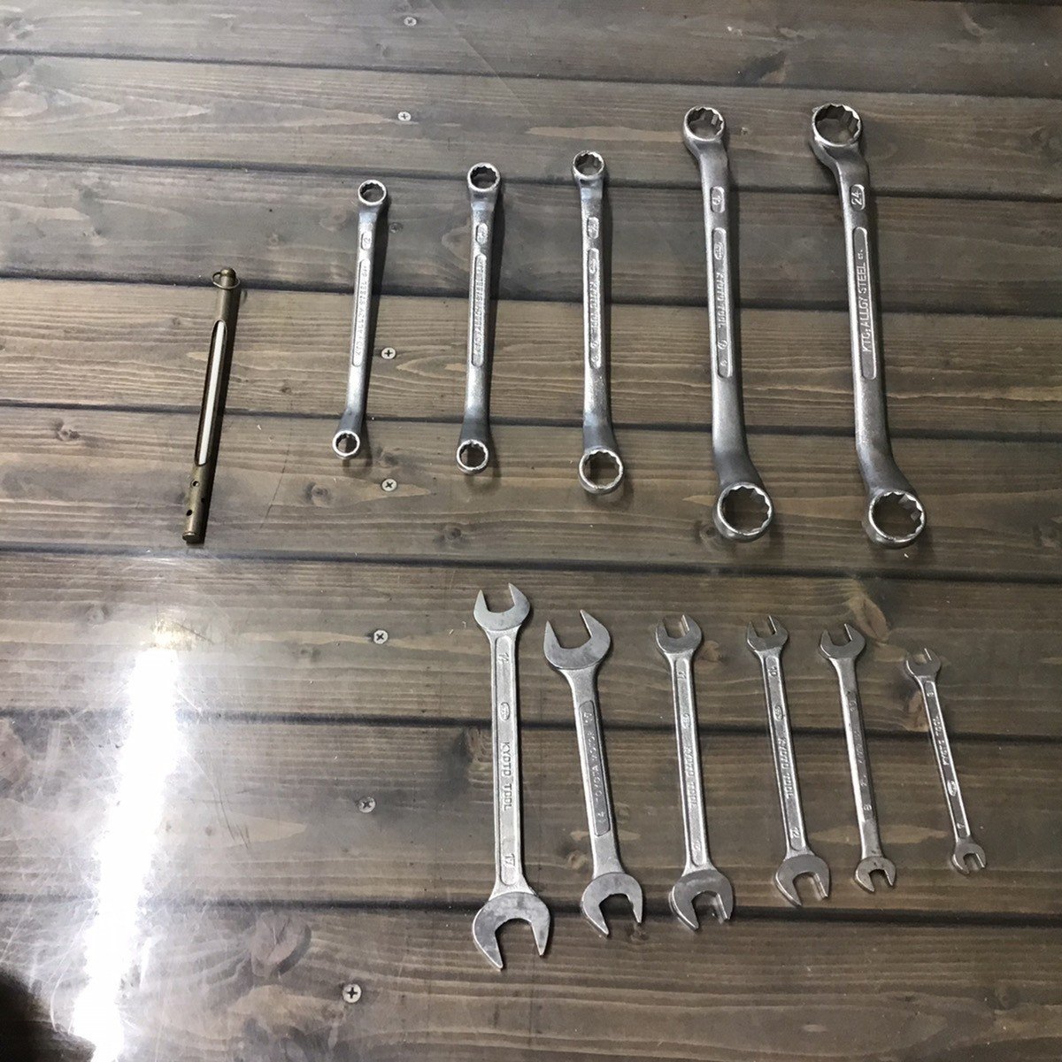 中古品】 KTC ツールボックス両開き(工具込み) 工具セット KTC 工具箱