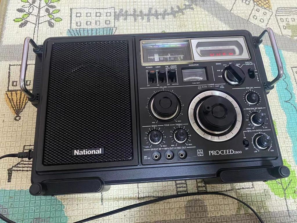 NATIONAL RF-2800 ラジオ PROCEED 2800 ジャンク品 現状販売 RF-2800