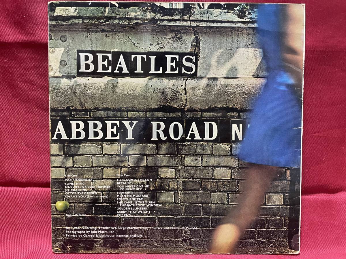 ◇LEFT APPLE!◇UKorg盤!◇THE BEATLES◇ABBEY ROAD◇ Abbey Road
