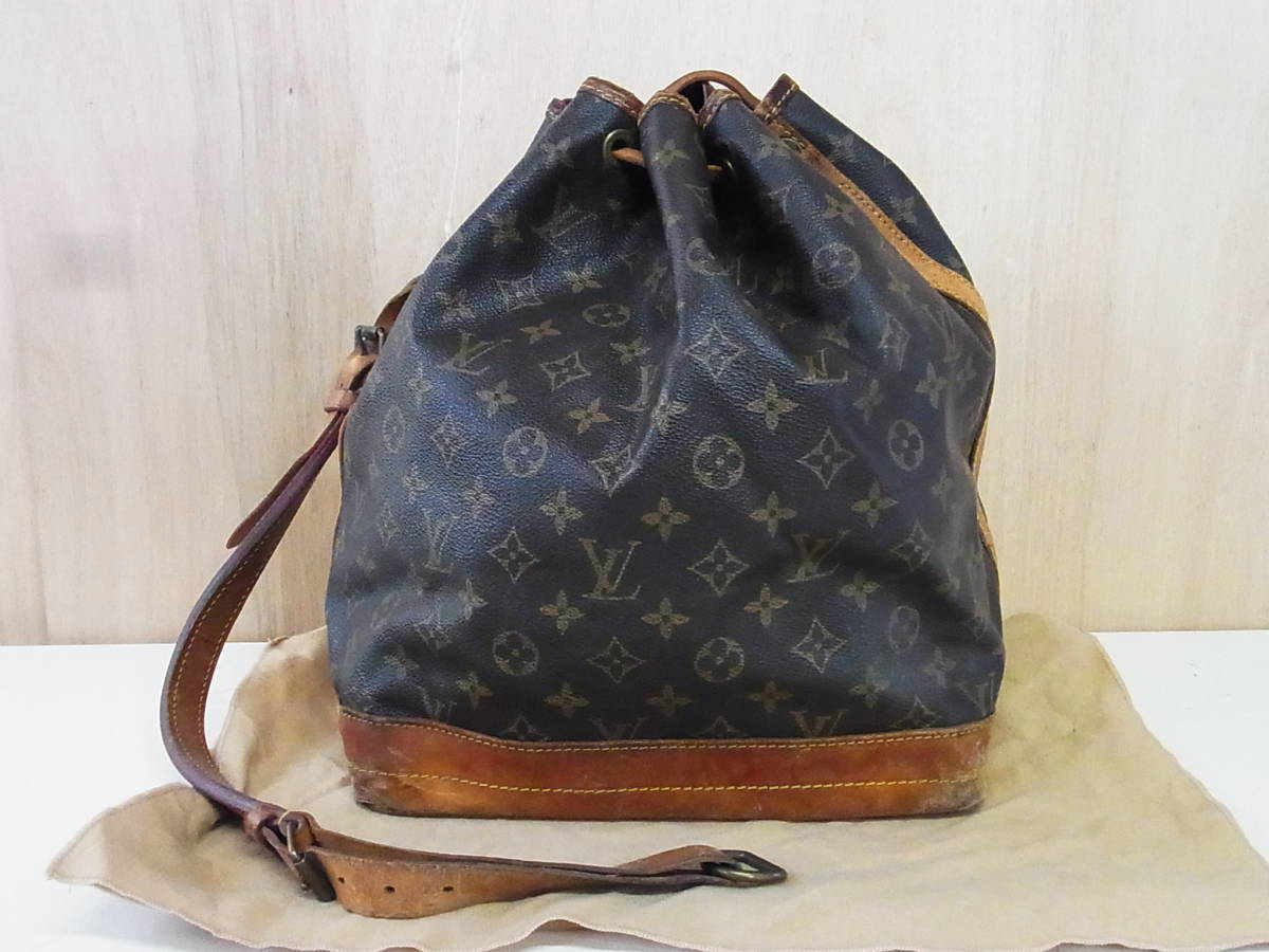 TS ジャンク品 LOUIS VUITTON ルイヴィトン モノグラム ノエ 巾着 