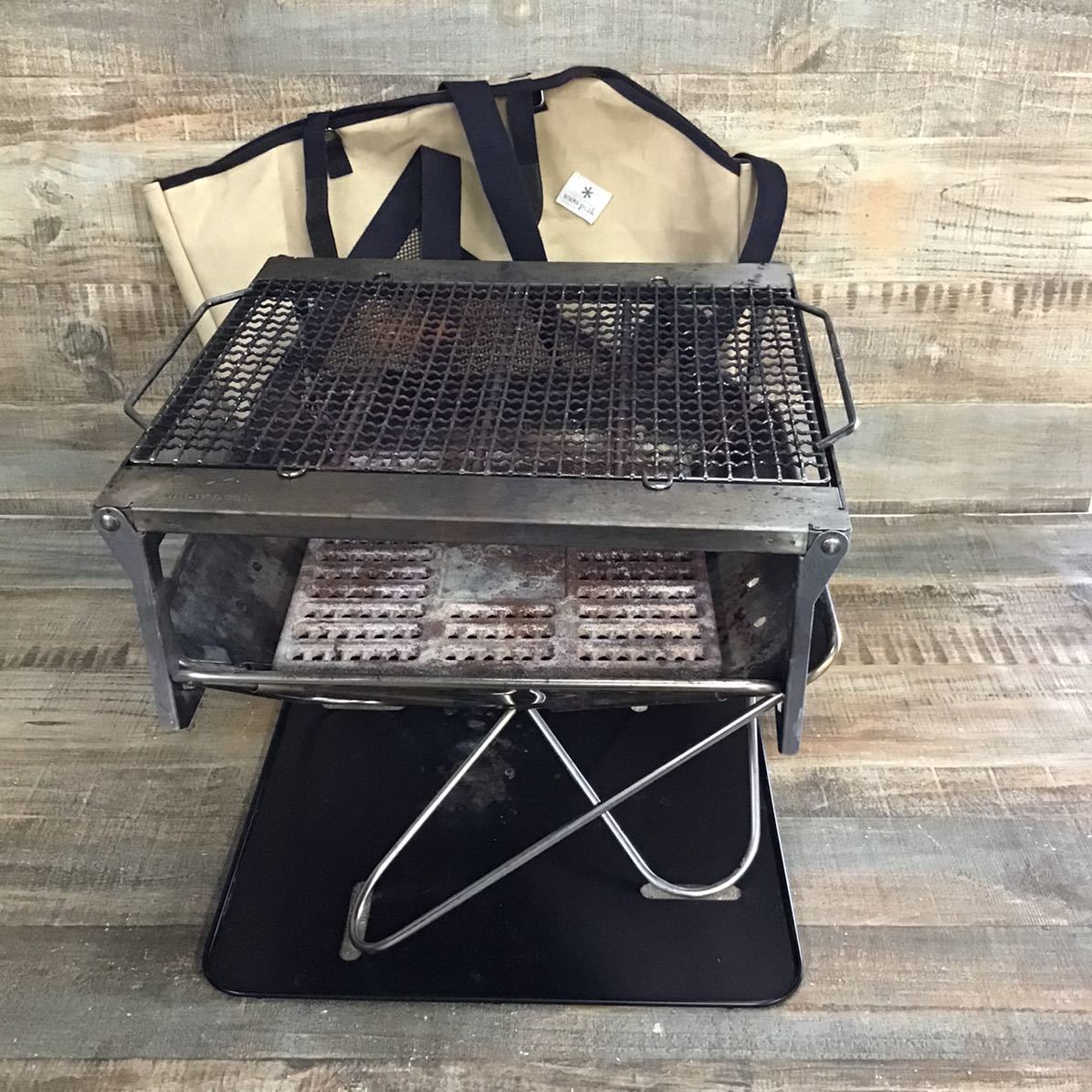 5点セット アウトドア・釣り・旅行用品 スノーピーク 焚火台 L