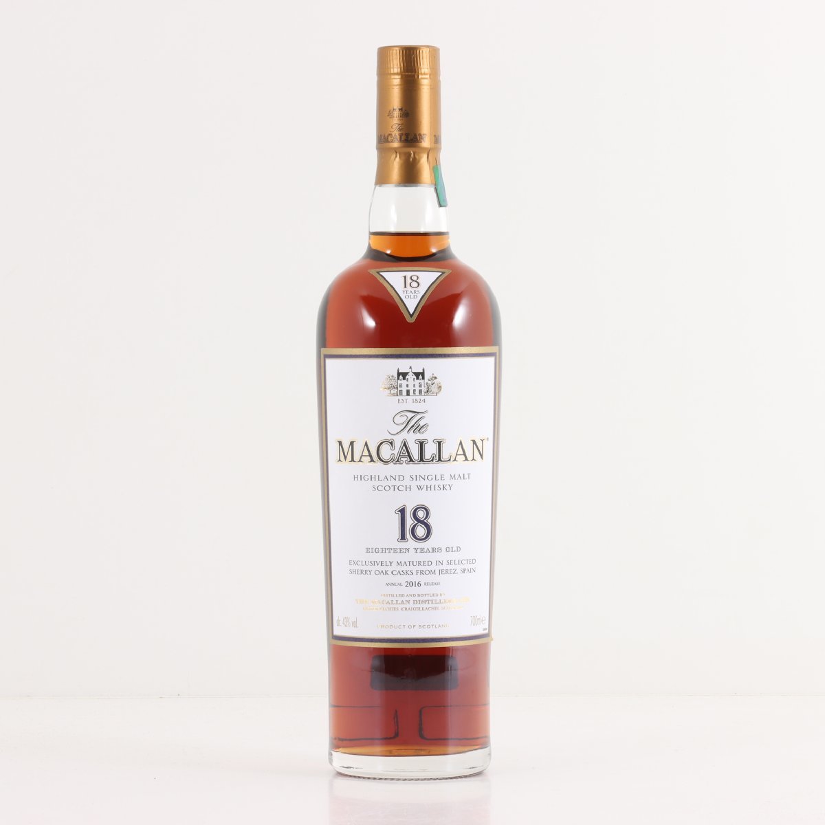 0 MACALLAN 18年 The ザ・マッカラン シェリーオークカスク シェリー
