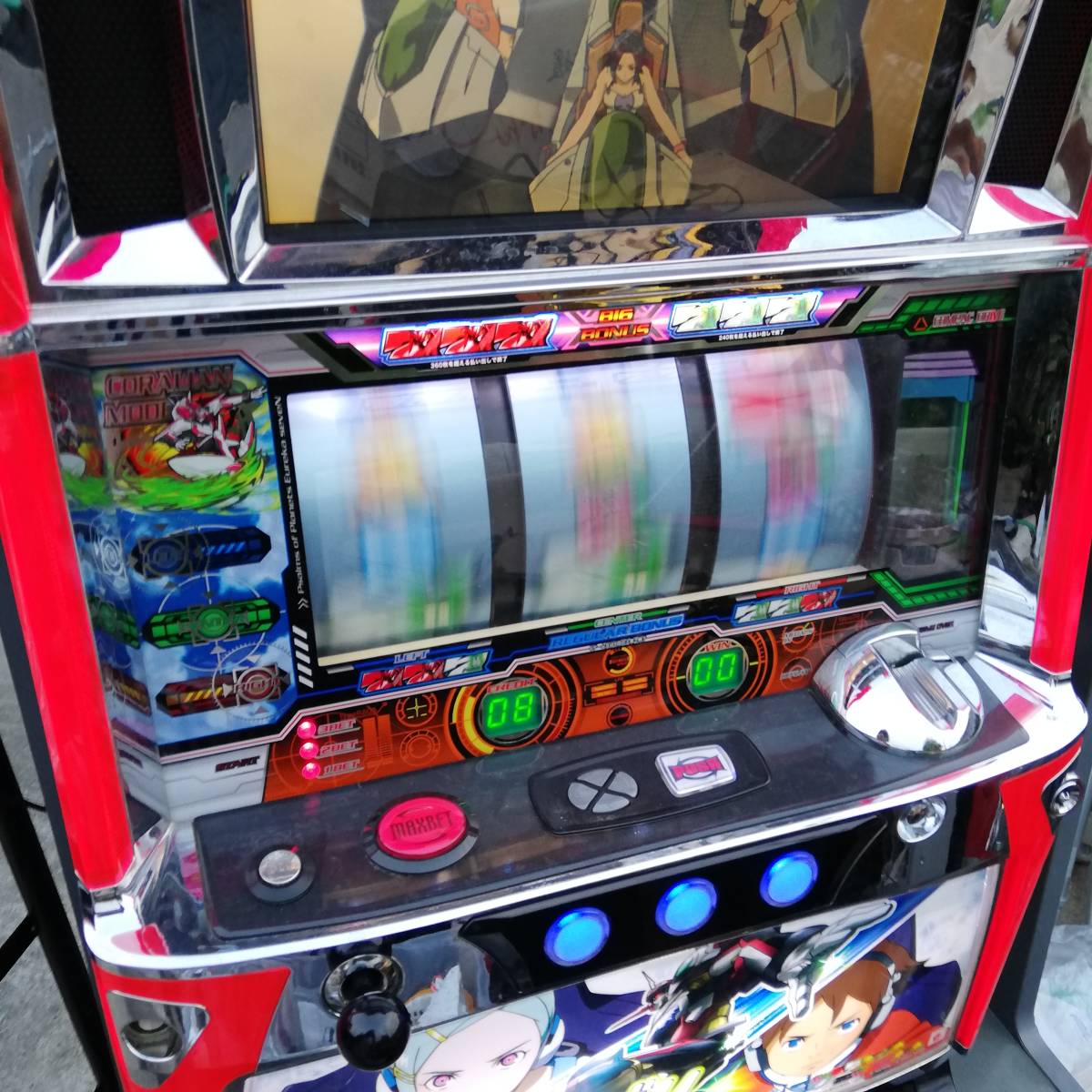 パチスロ 実機 サミー エウレカセブン 初代 スロット アミューズ 