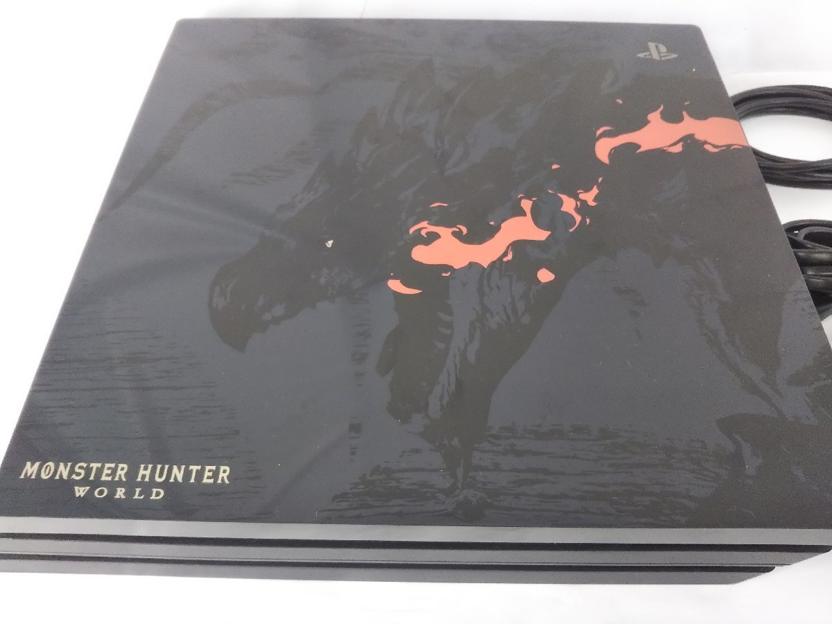 美品 箱付き PS4 PRO モンスターハンター リオレウスエディション 1TB 