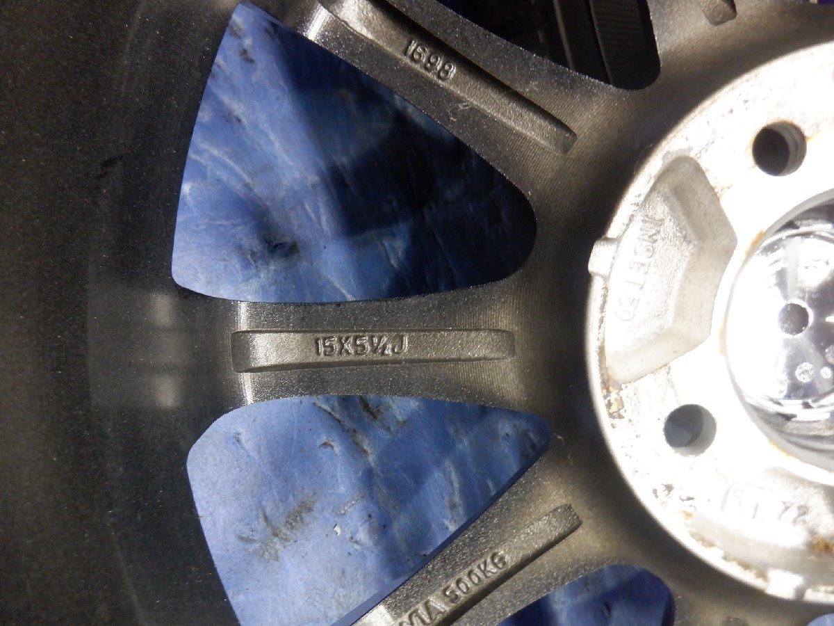 185/60R15 スタッドレスタイヤ 社外 15インチ アルミホイール 4本 