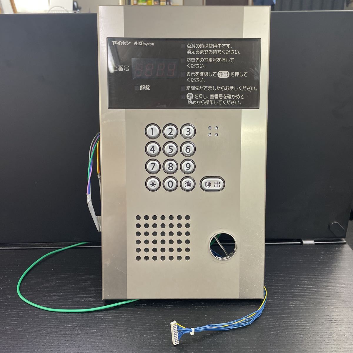 アイホン カメラ付集合玄関機ユニット VHXW-KDLMUB 箱付き！説明書なし 