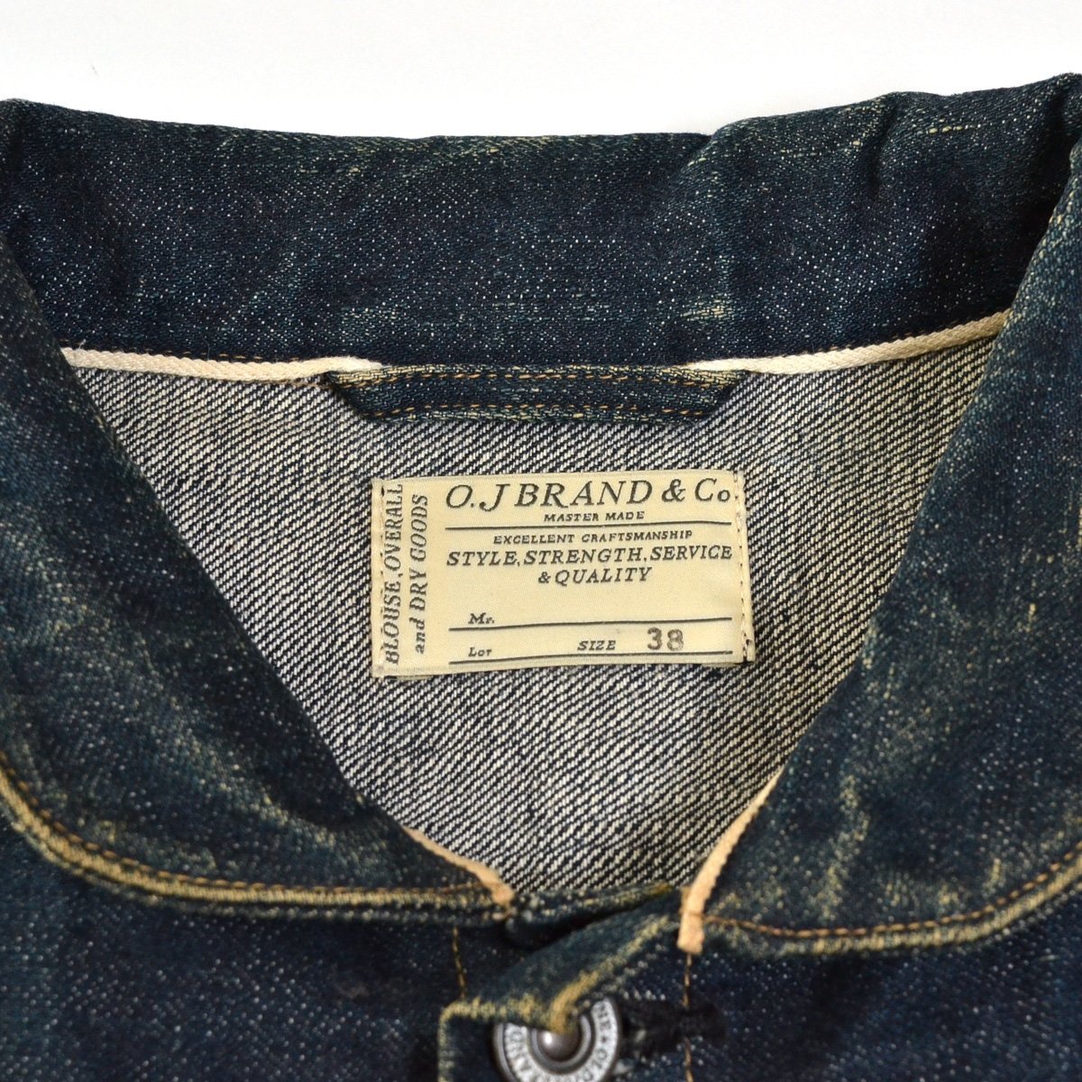 ◇443186 OLD JOE & CO. オールドジョー デニムジャケット EARLY 