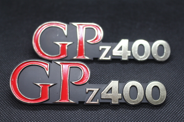 Z400GP サイドカバーエンブレム カワサキ 検/GPZ Z250FT Z400FX Z1 Z2