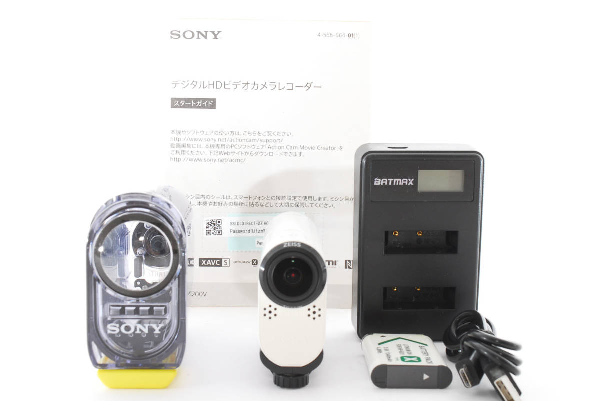 美品 SONY ソニー ウェアラブルカメラ HDR-AS200V アクションカム
