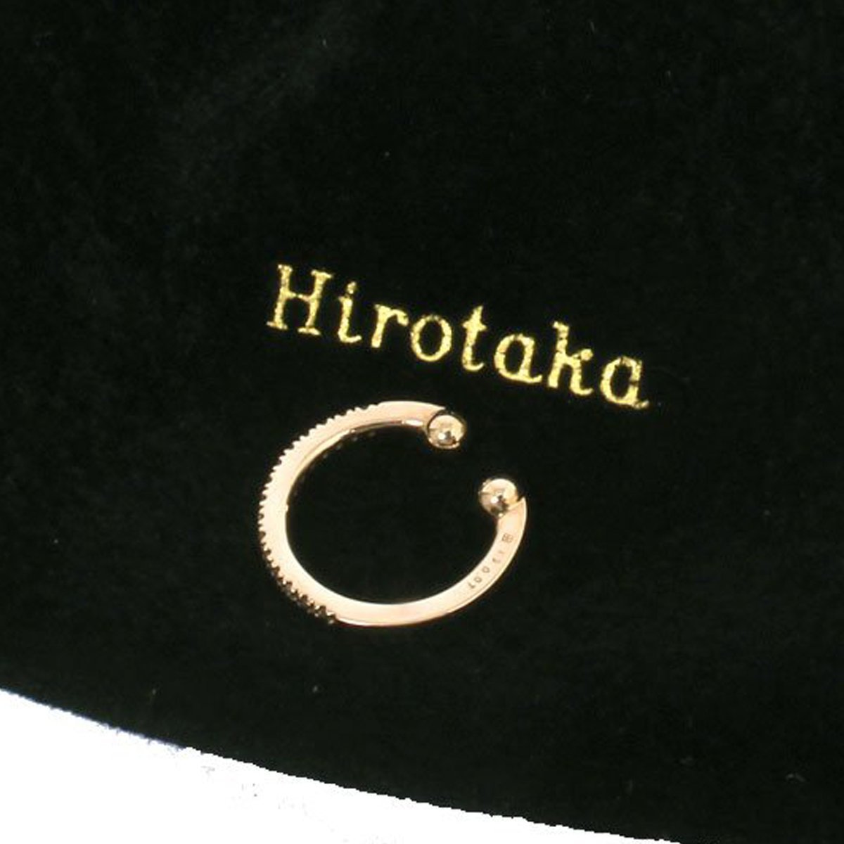 Hirotaka Anneau Diamond Ear Cuf K10 ダイヤ0.07ct イヤーカフ Hirotaka Anneau Diamond Ear Cuf K10 ダイヤ0.07ct イヤーカフ