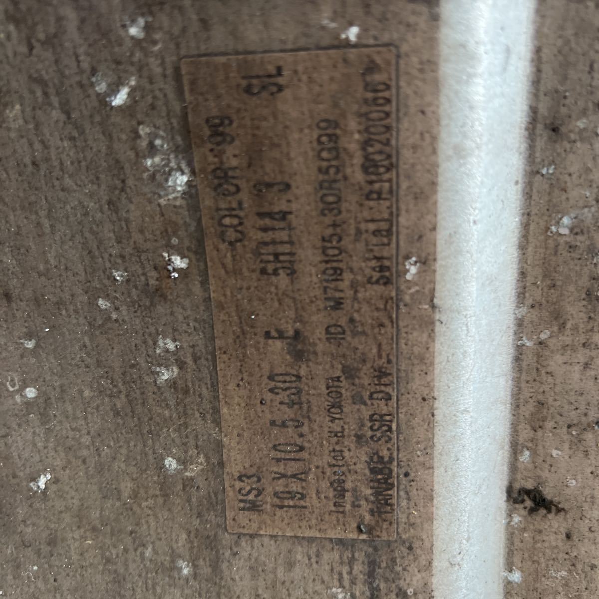 SSR professor MS3 19インチ 深リム 9.5j 10.5j 中古品(5穴)｜売買され 
