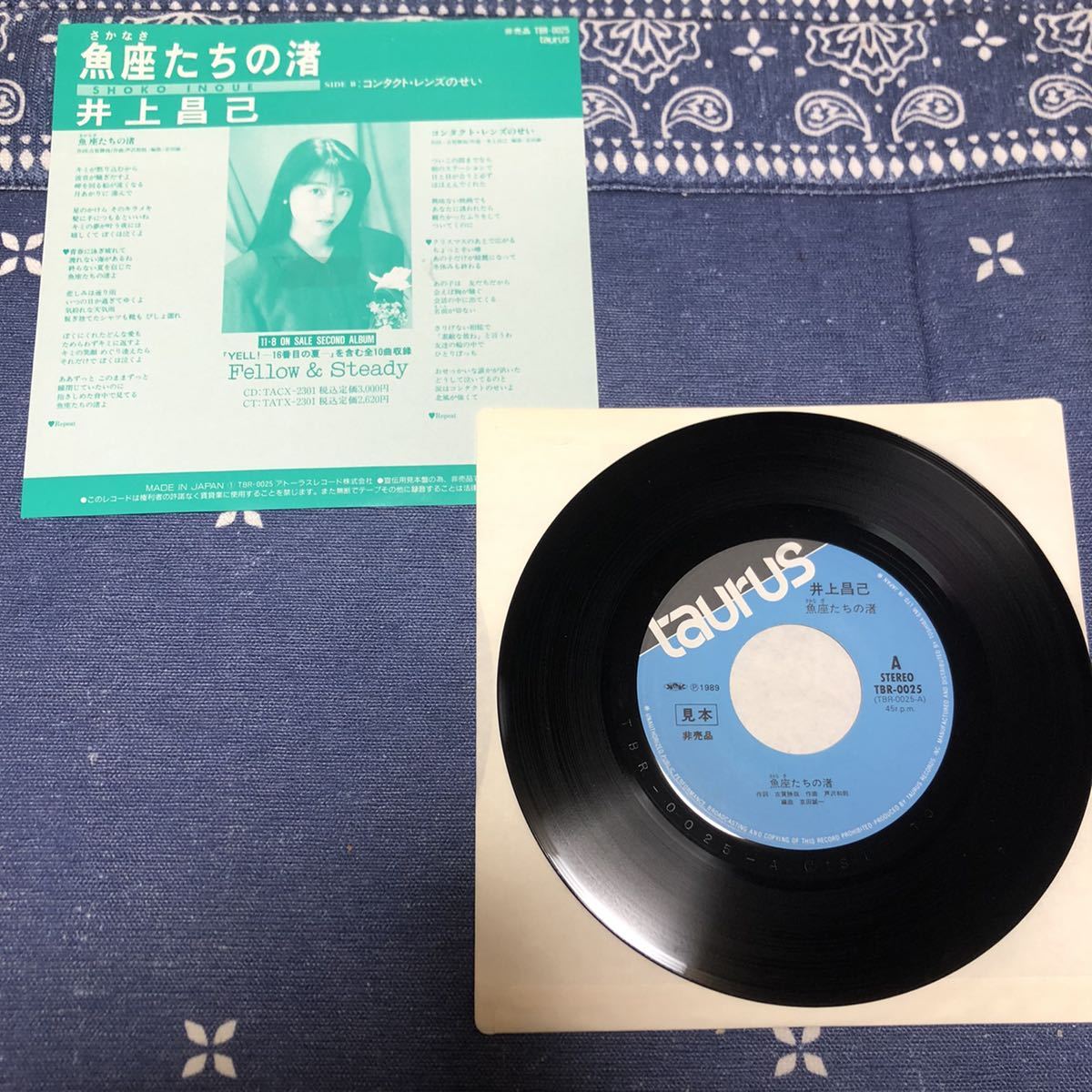 鬼メロウ　非売プロモオンリー　シティポップ　井上昌己 魚座たちの渚 EP 和モノ EP】激レア！和モノ シティポップ ライトメロウ プロモオンリー！井上