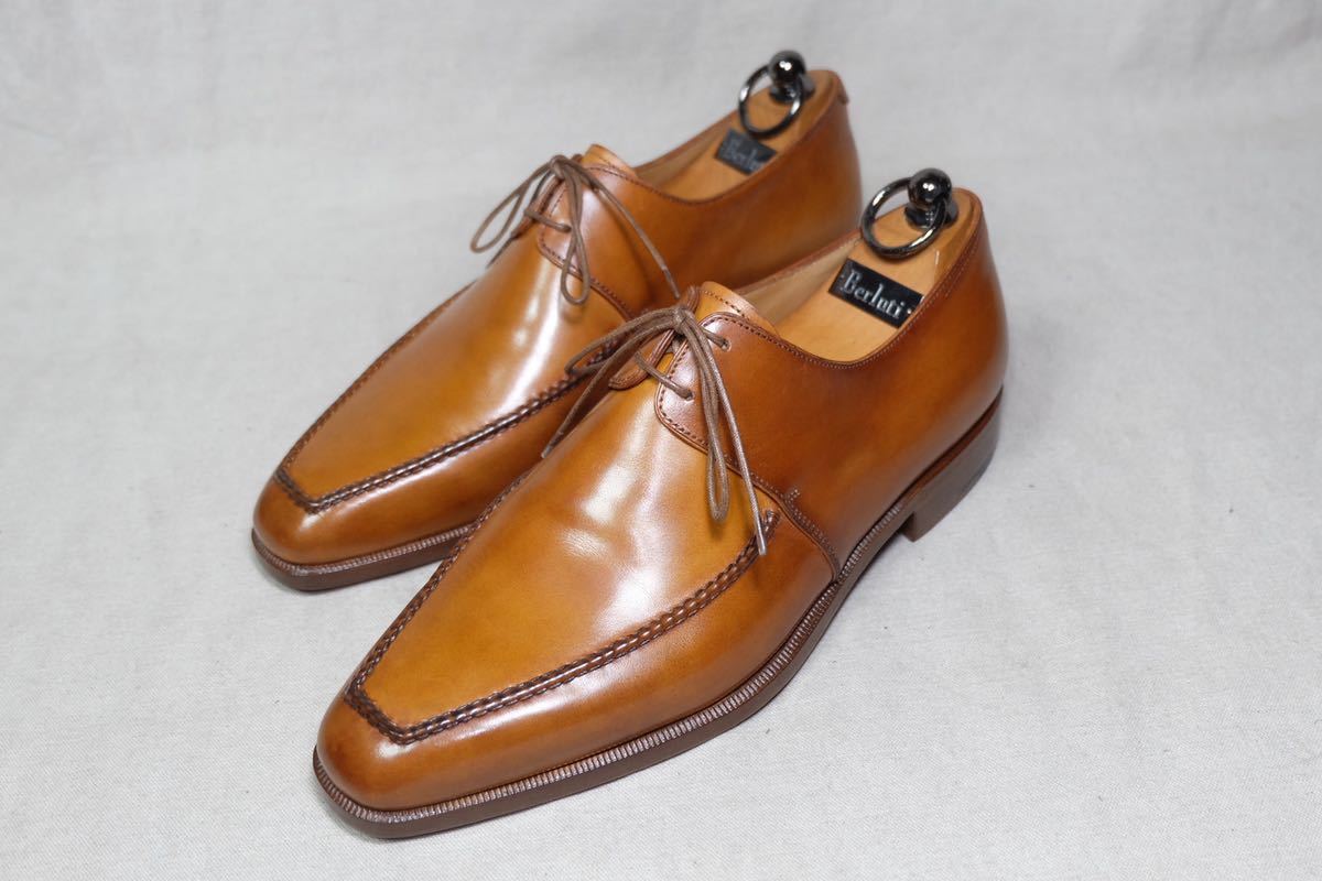 定価30万 1回着Berluti ベルルッティ 美しいレースアップシューズ UK6 