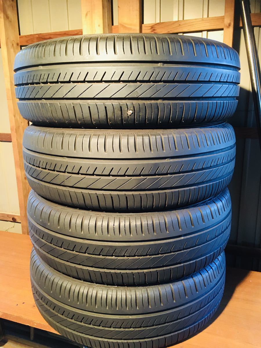 【パンク修理】195/65R15 Goodyear DuraGrip 2019年製 4本セット （1本パンク修理）