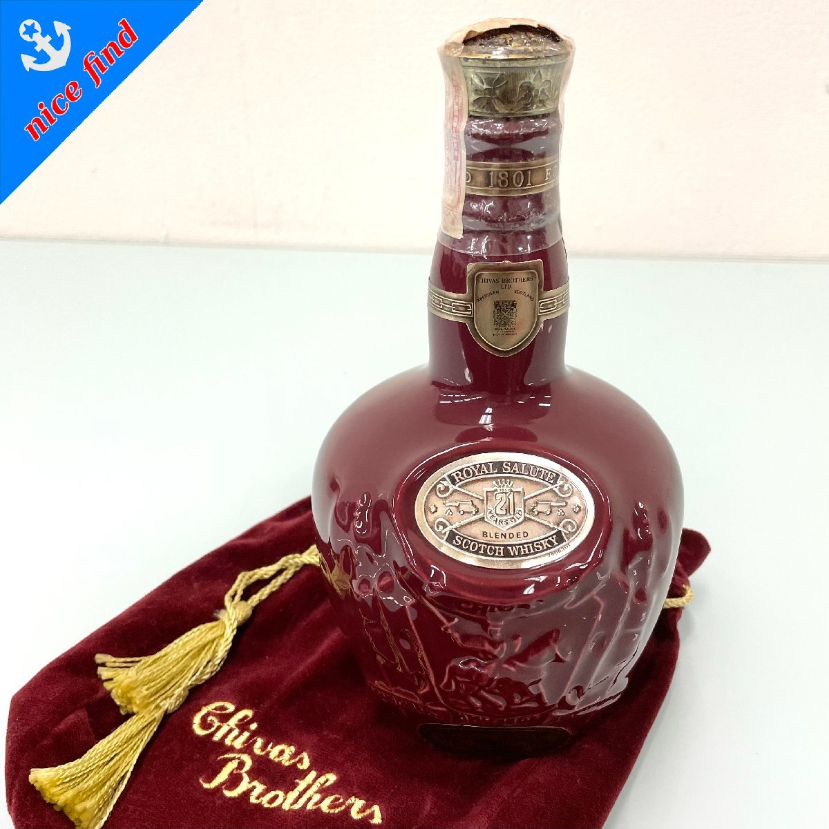旧ボトル】 容量”1LITRE ” ロイヤルサルート 21年 ウィスキー ロイヤル