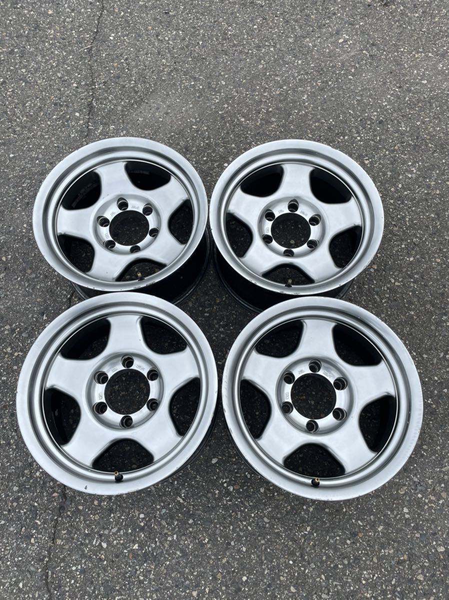 ブラッドレーV 16×8J-25 PCD139.7 6穴 4本セット BRADLEY ランクル80 
