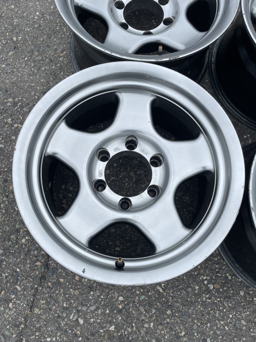 ブラッドレーV 16×8J-25 PCD139.7 6穴 4本セット BRADLEY ランクル80 