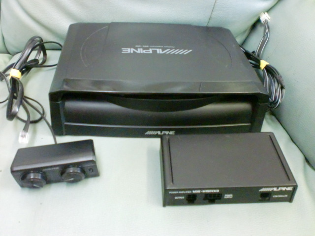 アルパイン SWE-1200 サブウーファー アンプ コントローラー（3点