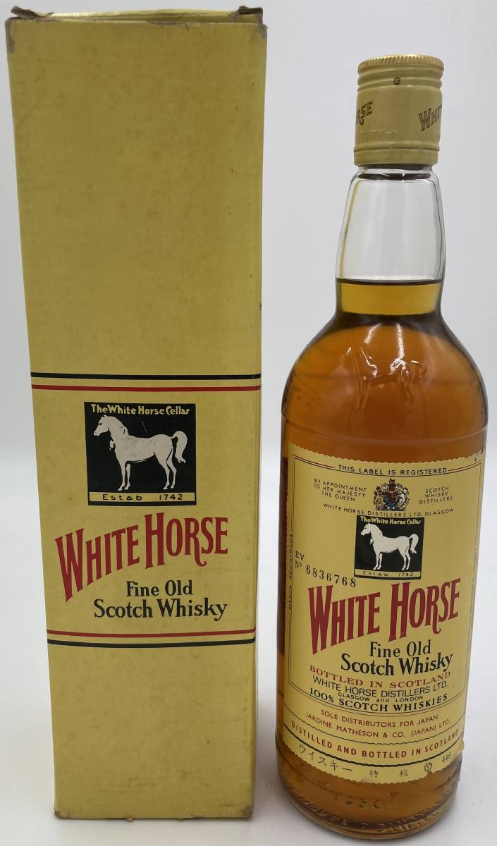 g395S 【未開栓】ホワイトホース WHITE HORSE スコッチウイスキー 古酒