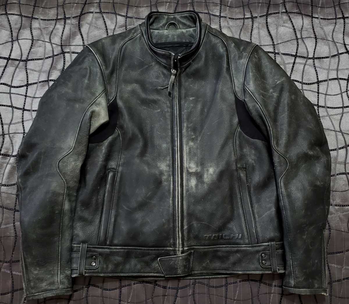 定番，セールRSタイチ ストリームレザージャケット Mサイズ 肩肘パッド インナー付き ヴィンテージ バイク ライダース 革ジャン HYOD(Mサイズ)｜売買されたオークション情報、yahooの商品情報をアーカイブ 男性用