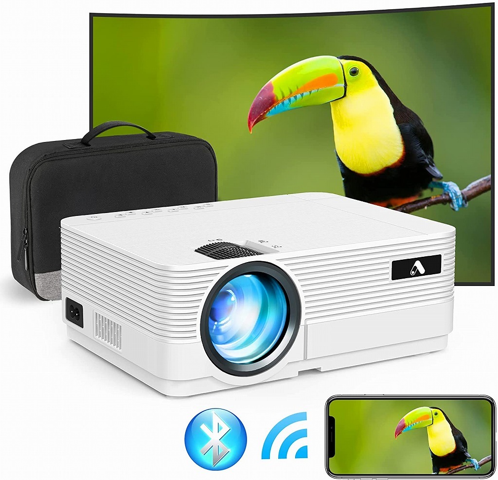 【新品】アクロージョイ RV500 LEDプロジェクター フルHD AirPlay Miracast Wi-Fi Bluetooth v5.1 HDMI RCA USB 最大200インチ 台形補正 アクロージョイ RV500 RV500軽量設計で驚くほど魅力的な小型 ハイコスパ！ コンパクト高画質プロジェクターを検証してみた！提供でもガチレビュー！！ Projector