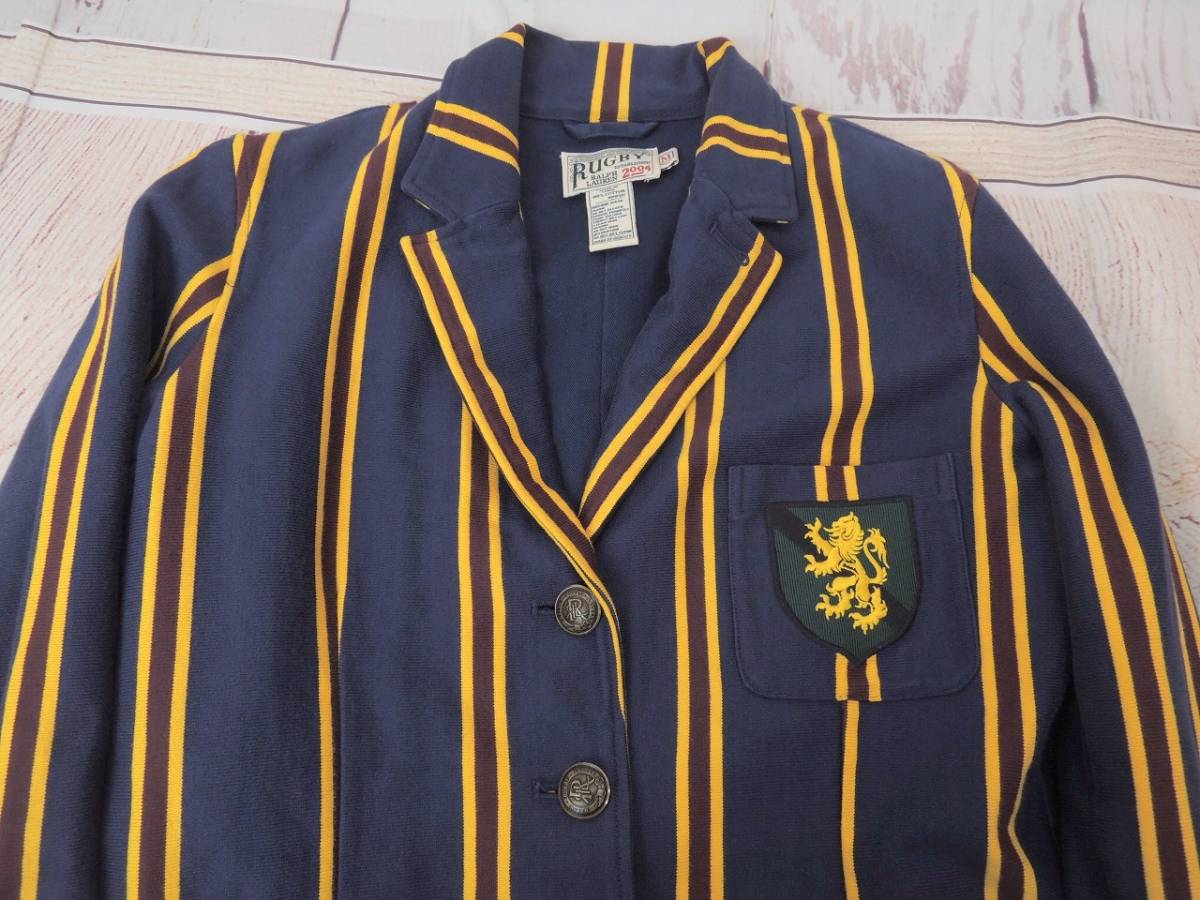 RUGBY Ralph Lauren ラグビー ラルフローレン ストライプエンブレム 