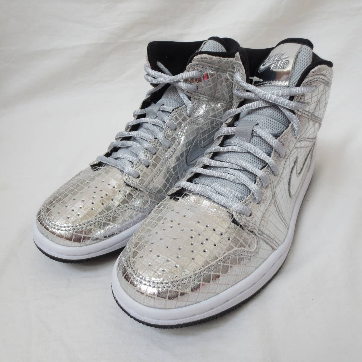 NIKE AIR JORDAN1 MID SE Disco Ball metallic silver CU9304-001 