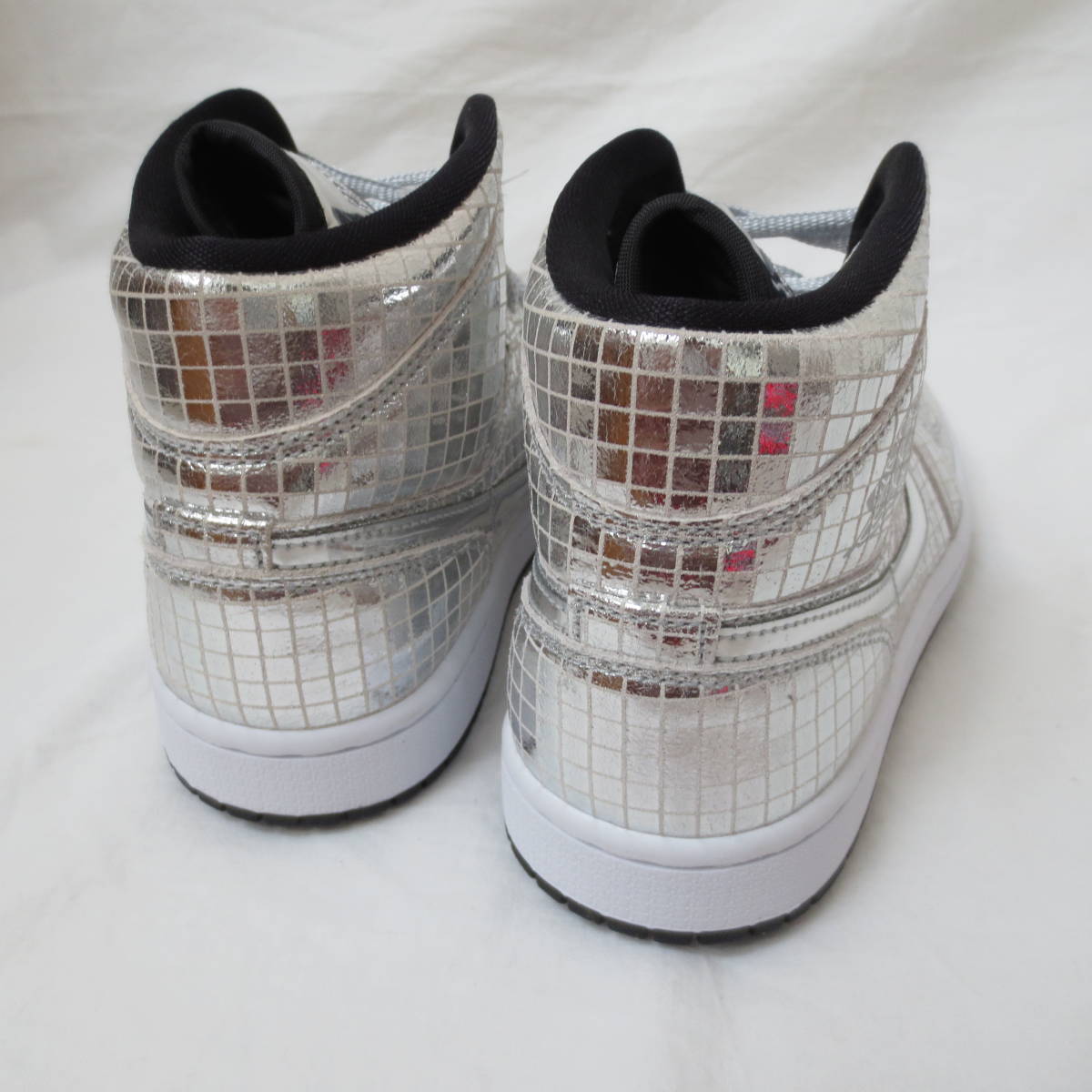 NIKE AIR JORDAN1 MID SE Disco Ball metallic silver CU9304-001 