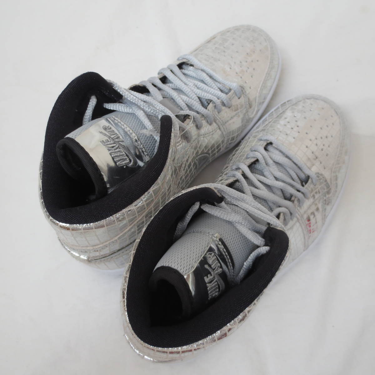 NIKE AIR JORDAN1 MID SE Disco Ball metallic silver CU9304-001 