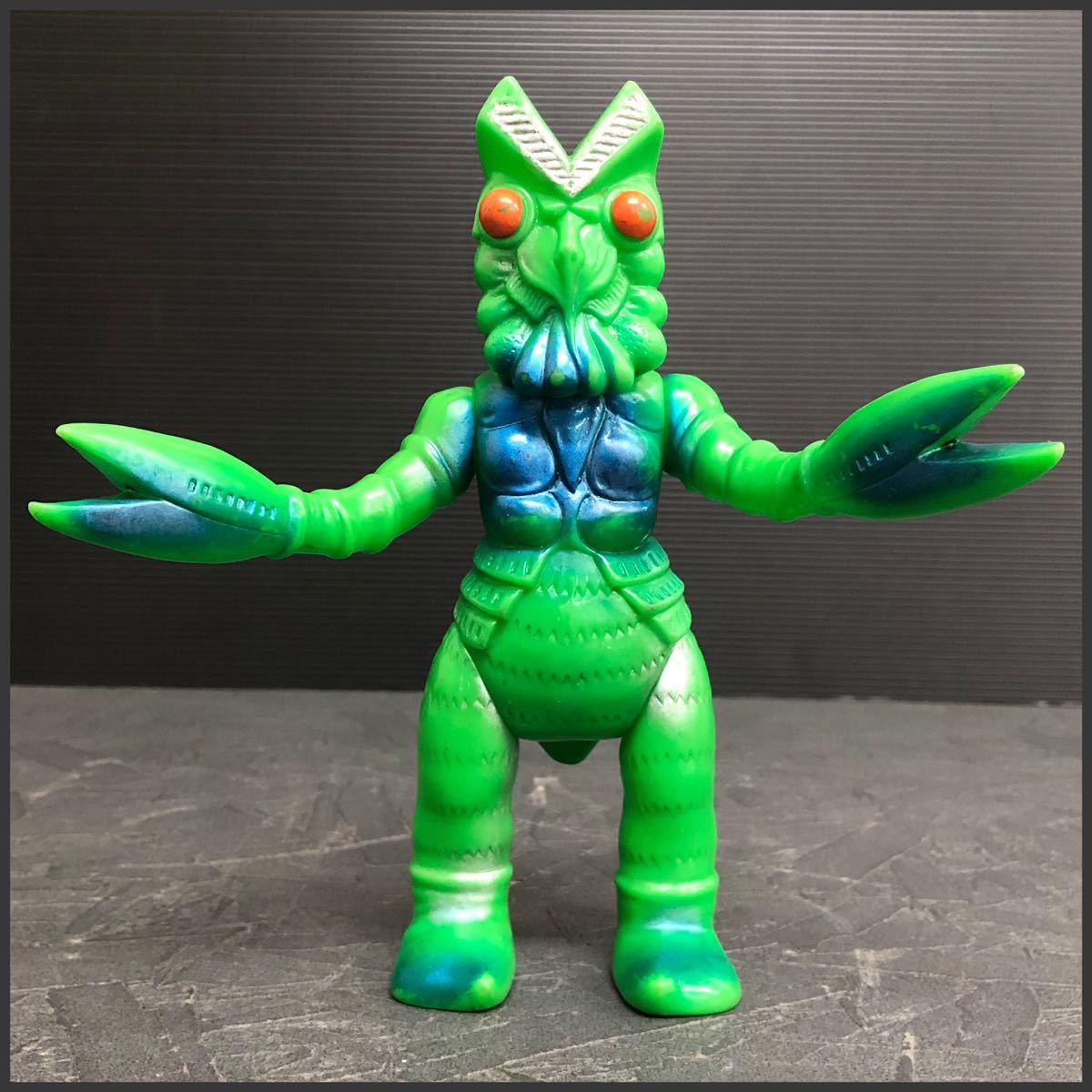 バルタン星人 マルサン ソフビ ウルトラマン怪獣 0 難あり 円谷プロ