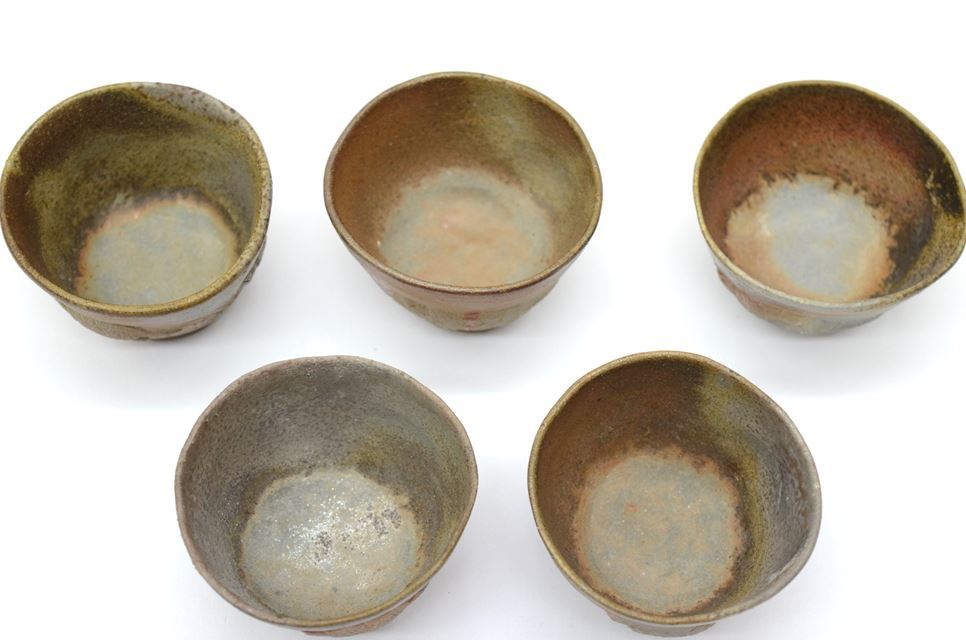 D佐藤苔助 備前焼宝瓶 三方手捻り人気作者 急須 共箱 共布 茶注 煎茶